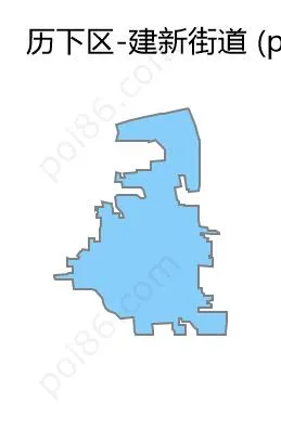 建新街道边界地图