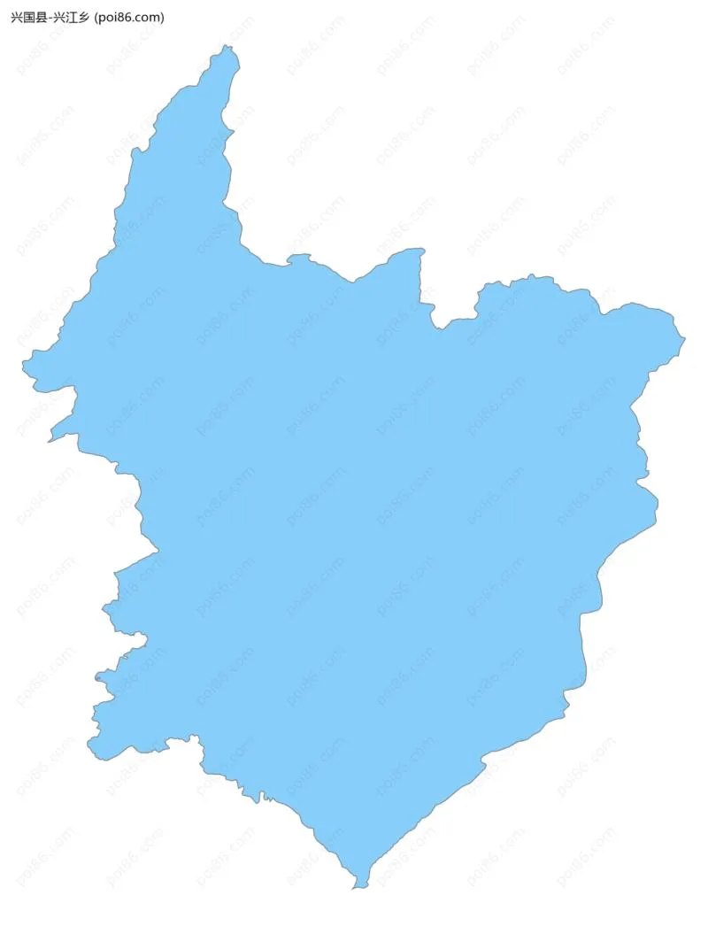 兴江乡边界地图