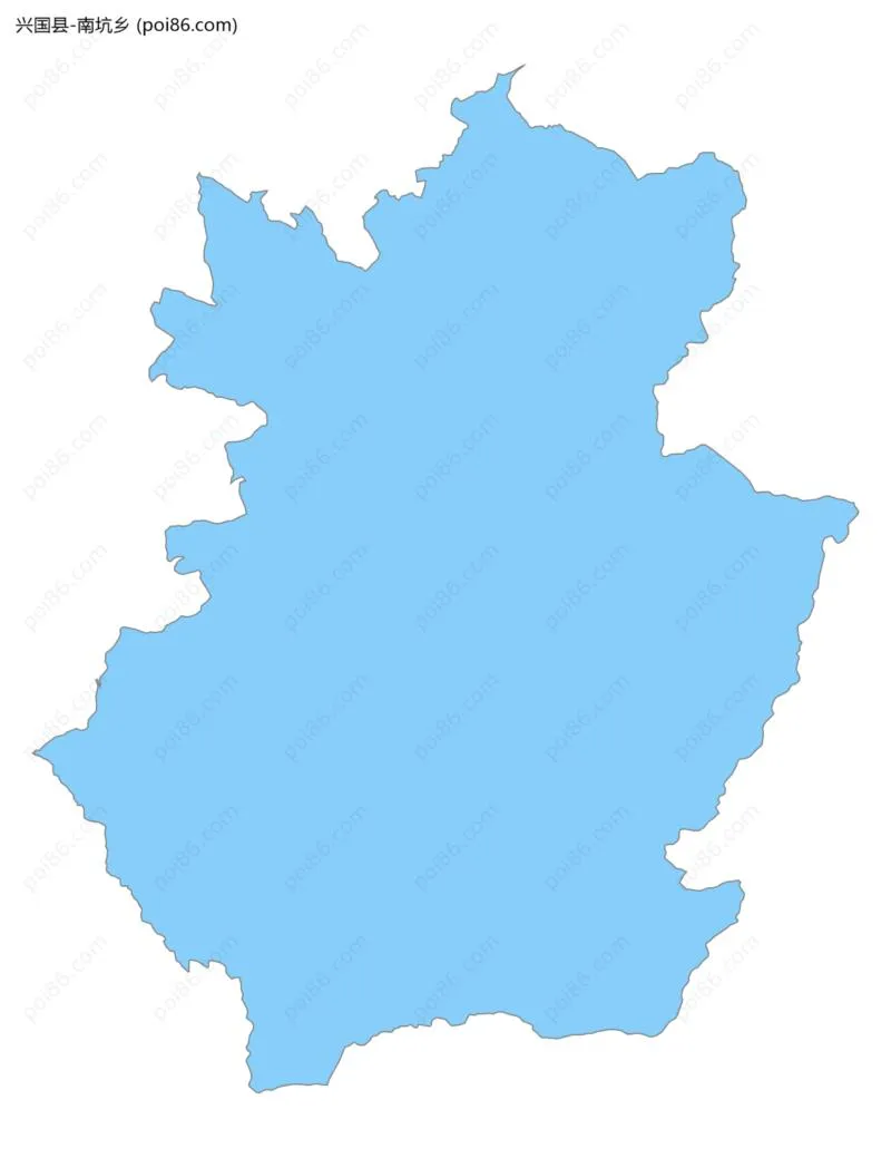 南坑乡边界地图