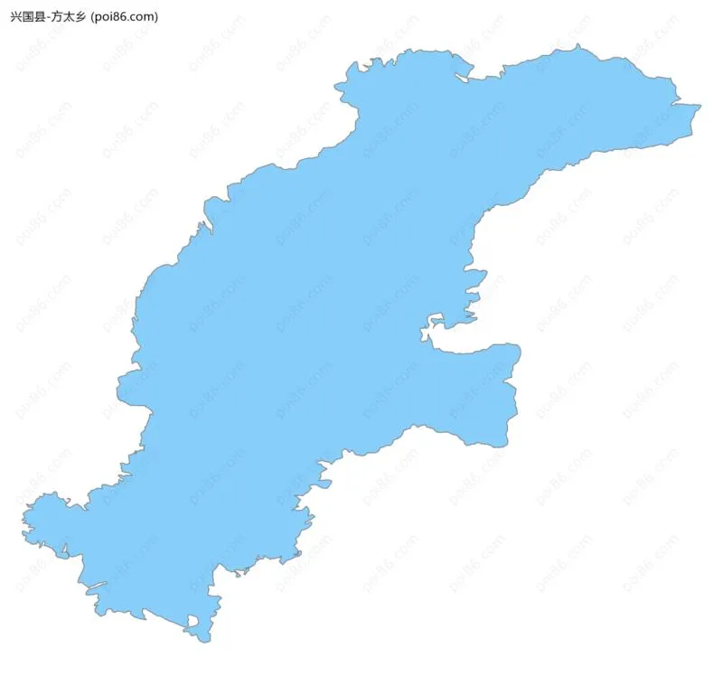 方太乡边界地图