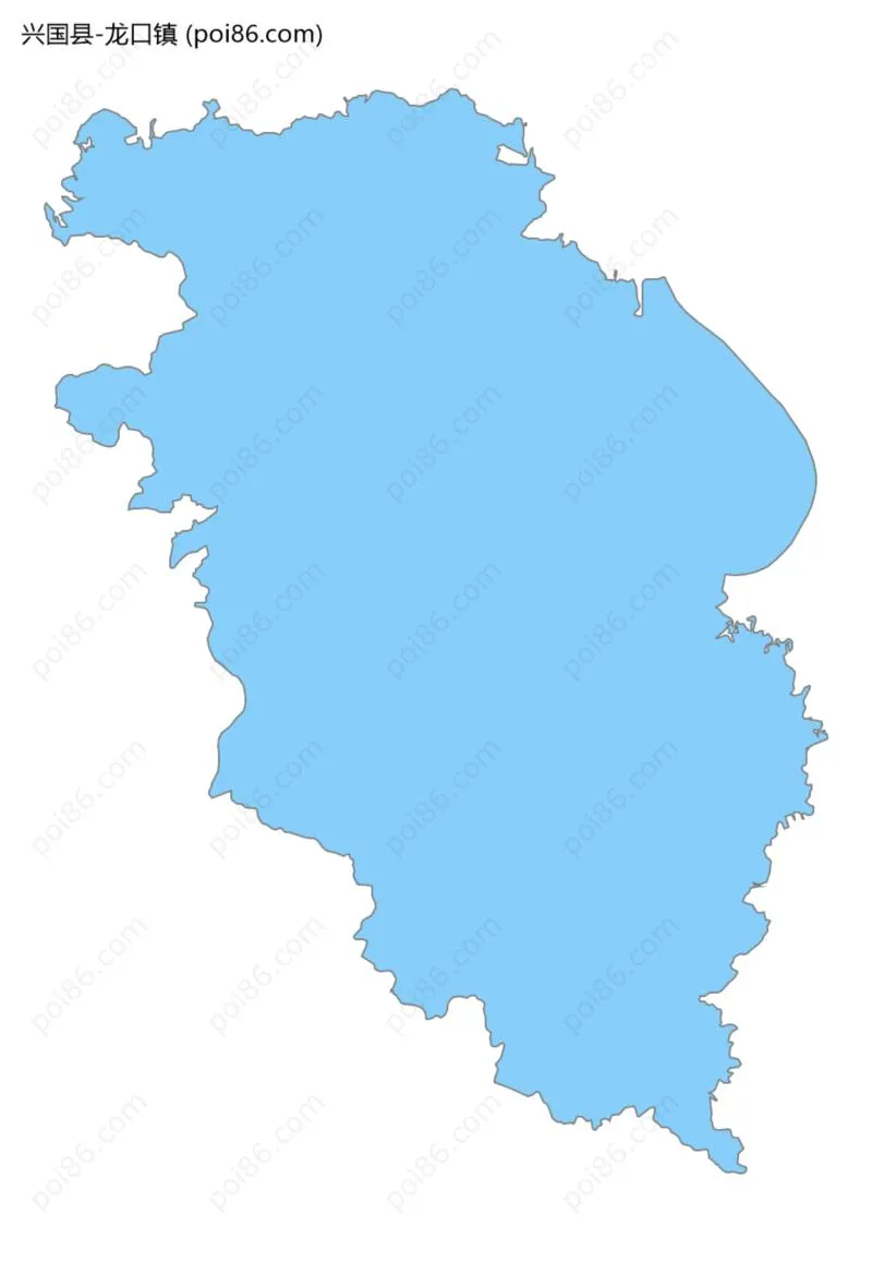 龙口镇边界地图