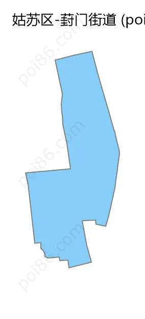 葑门街道边界地图