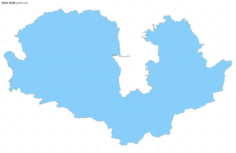 紫阳镇边界地图