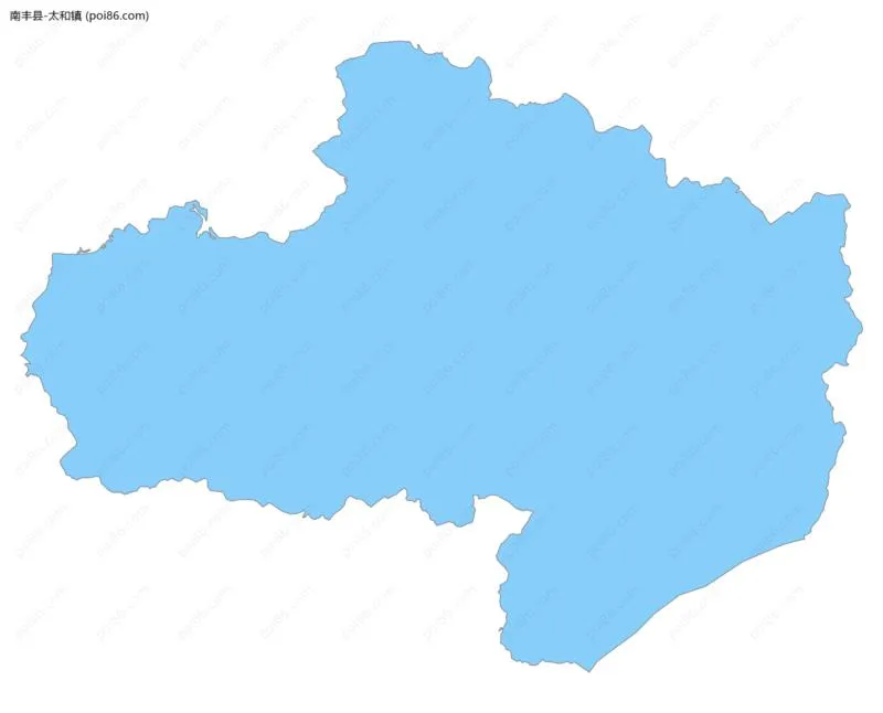 太和镇边界地图