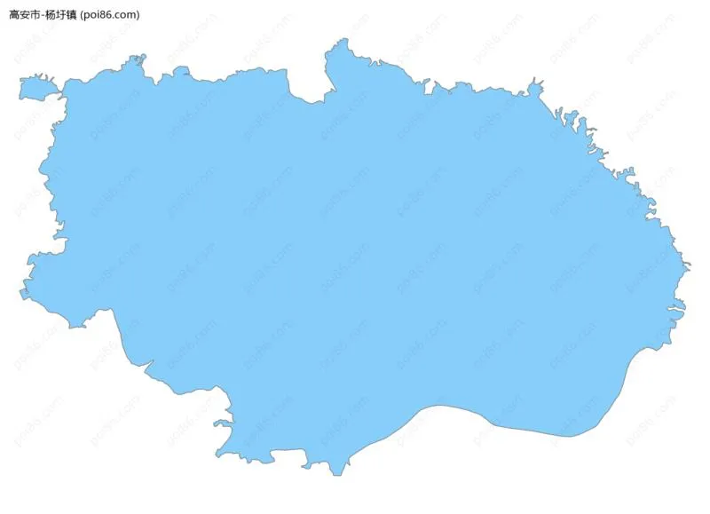 杨圩镇边界地图