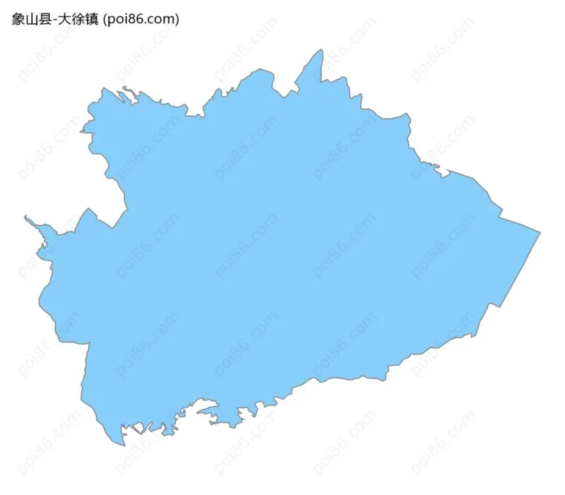 大徐镇边界地图