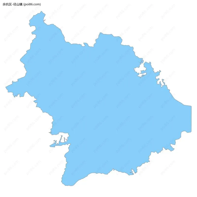 径山镇边界地图