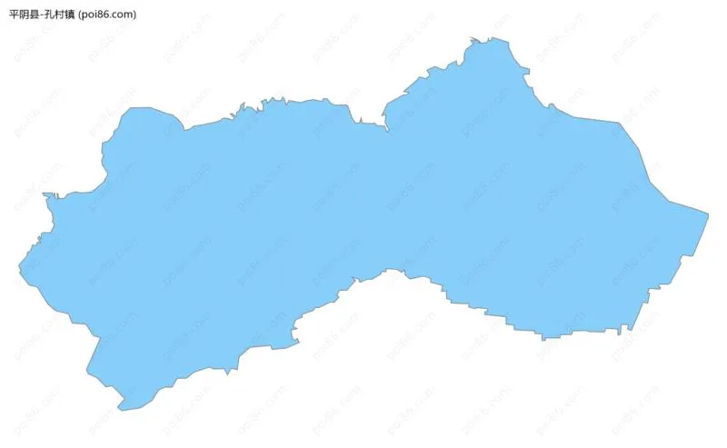 孔村镇边界地图