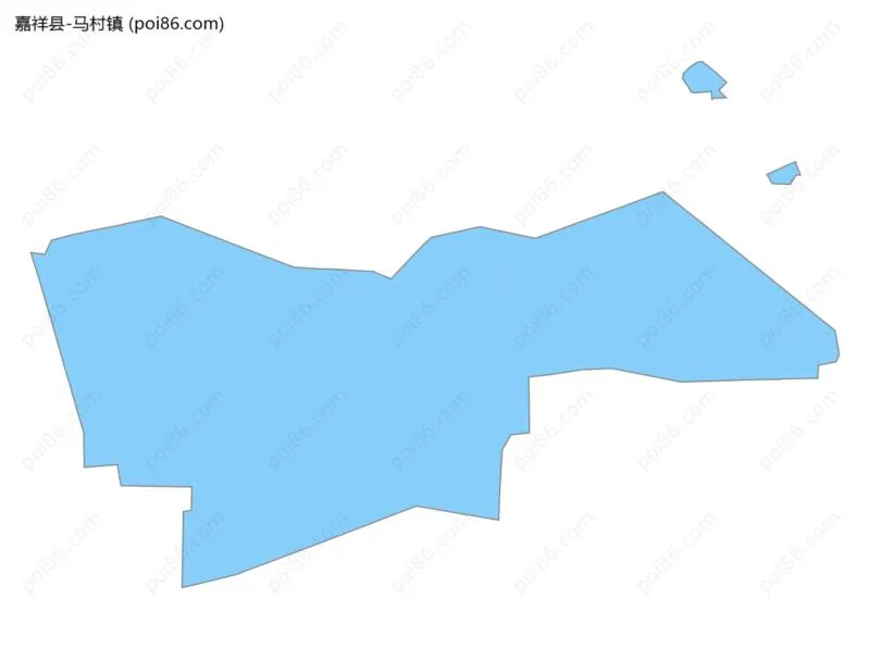 马村镇边界地图