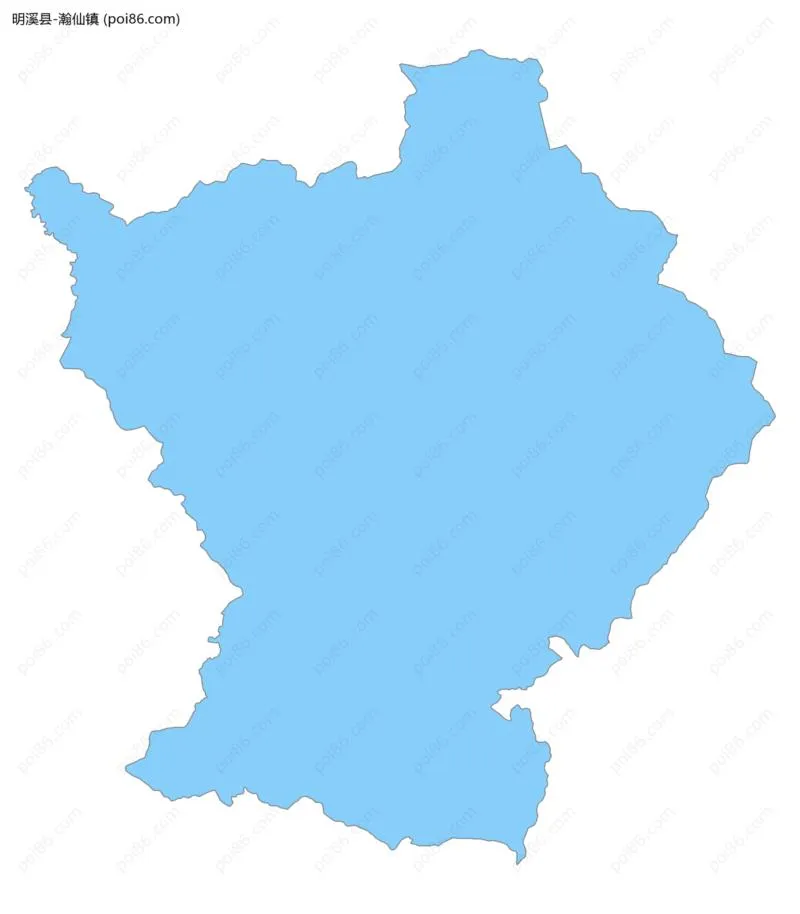 瀚仙镇边界地图