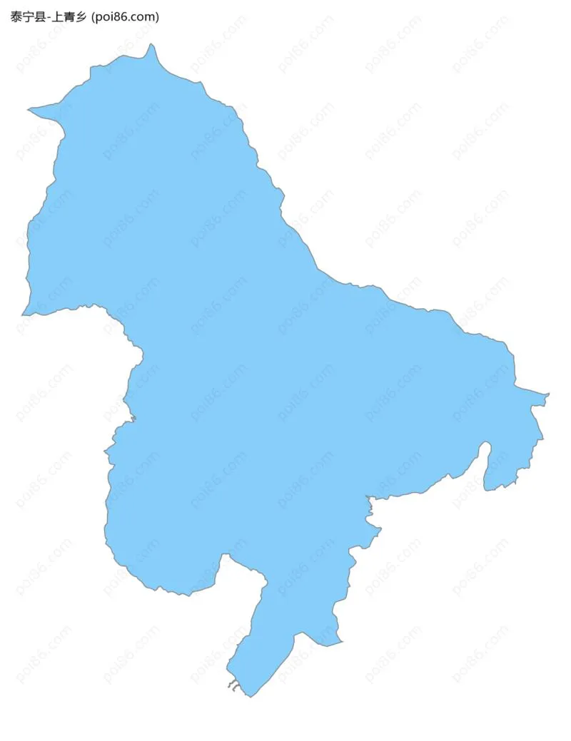 上青乡边界地图