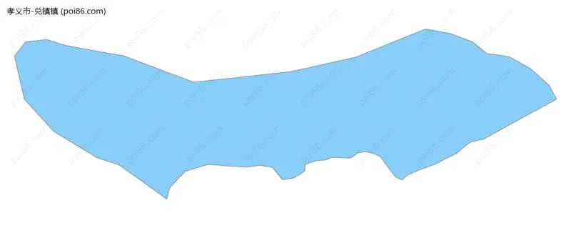 兑镇镇边界地图