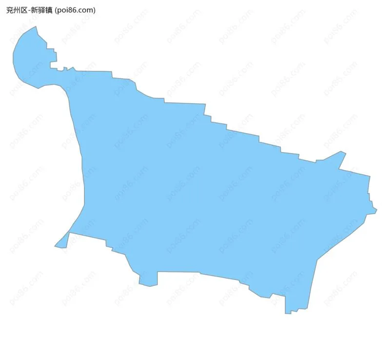 新驿镇边界地图