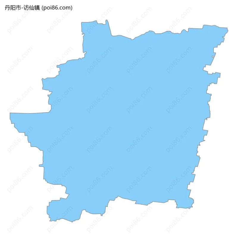 访仙镇边界地图