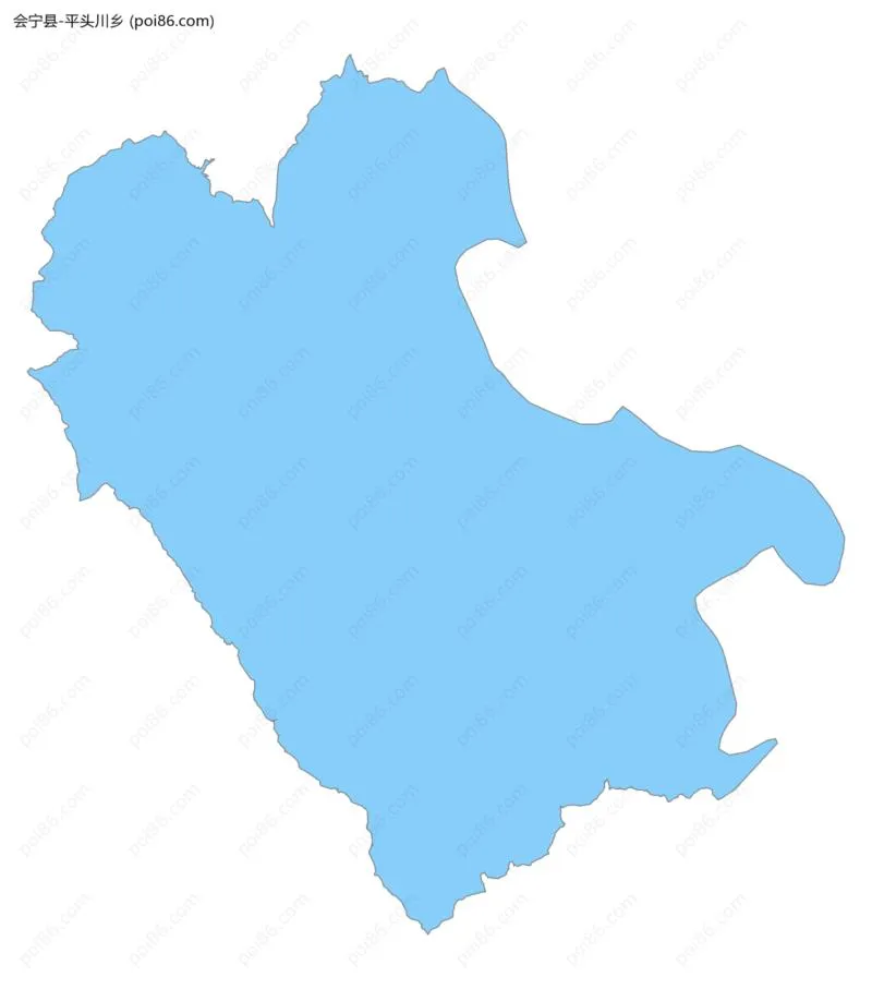 平头川乡边界地图