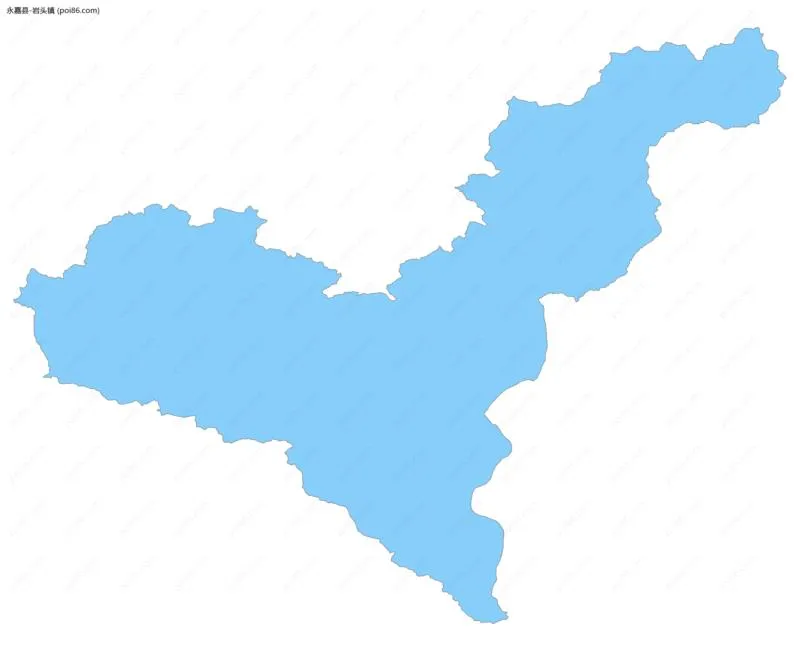 岩头镇边界地图