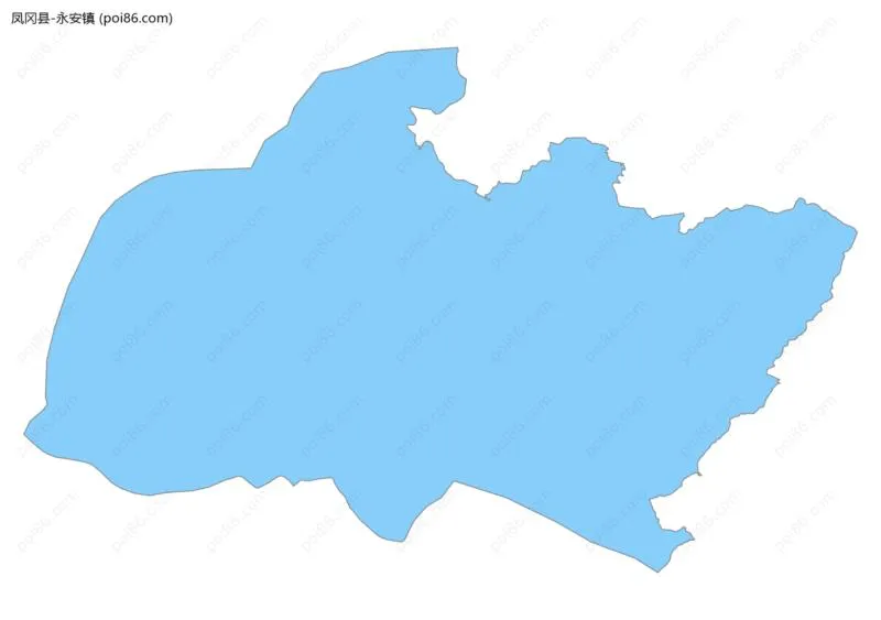 永安镇边界地图