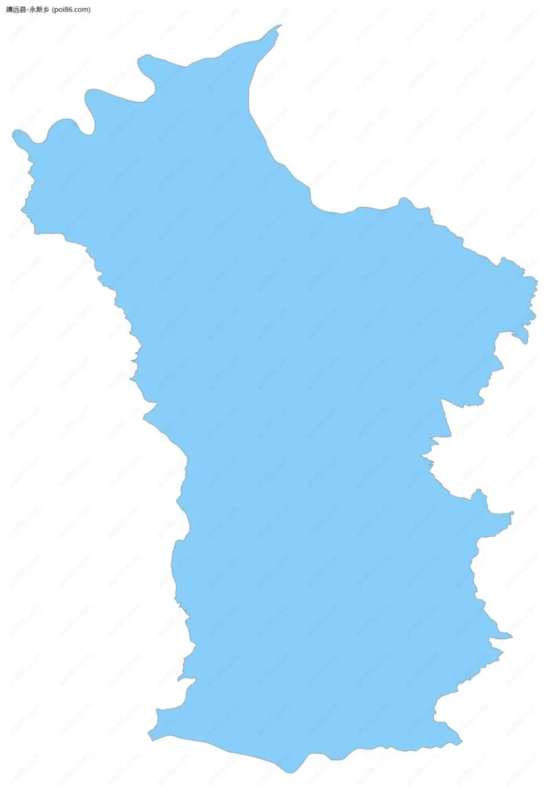 永新乡边界地图