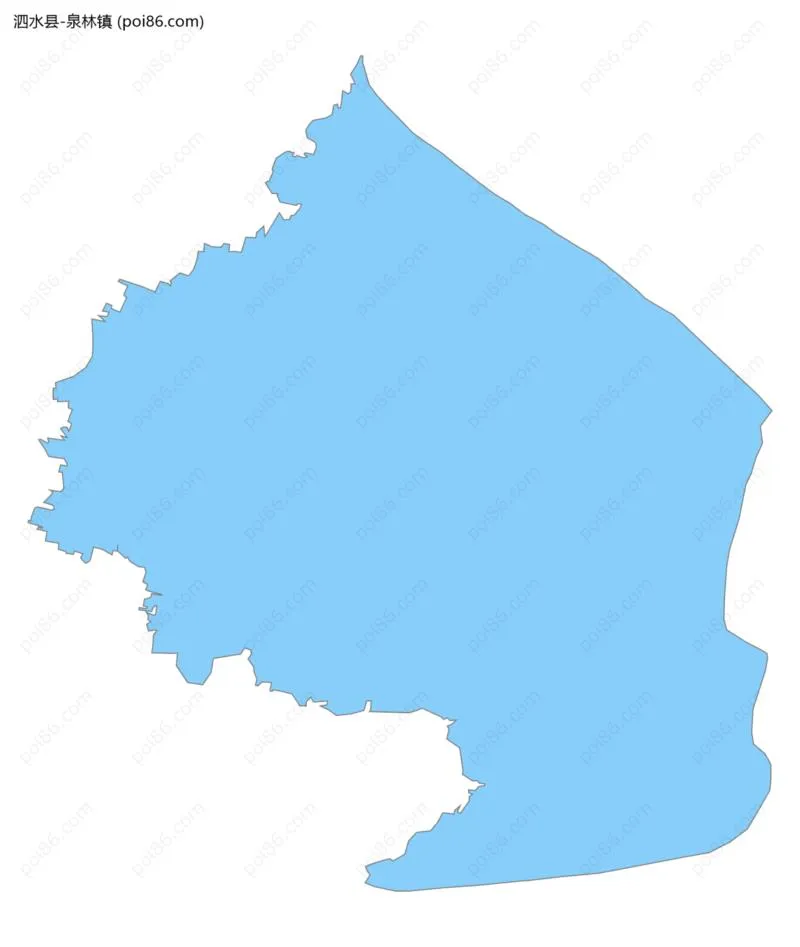 泉林镇边界地图