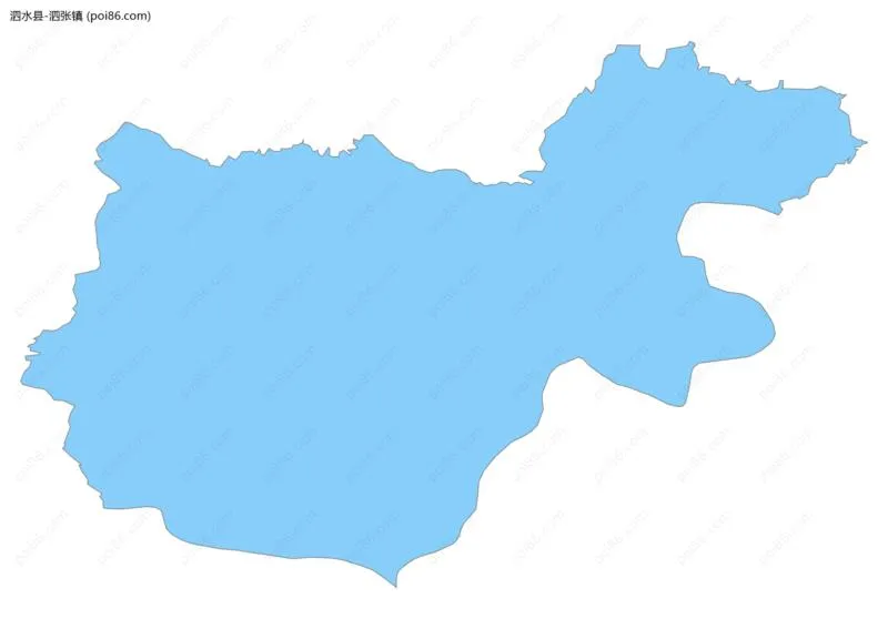 泗张镇边界地图