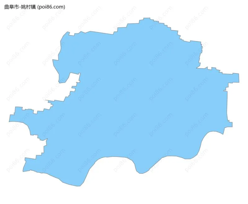 姚村镇边界地图