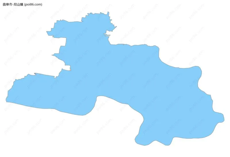 尼山镇边界地图