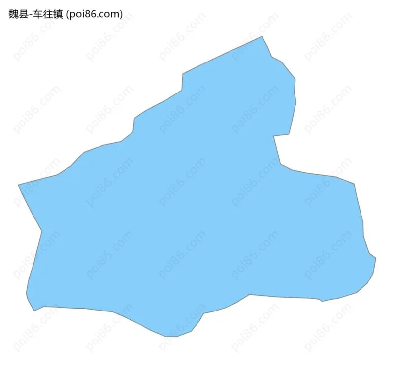 车往镇边界地图