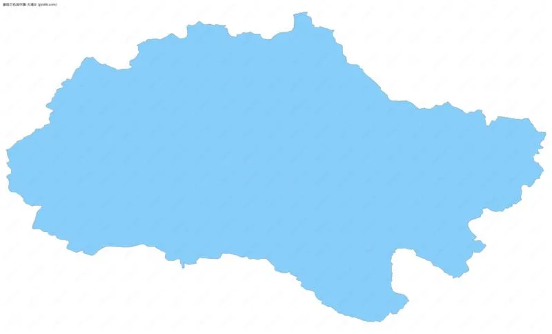 大滩乡边界地图