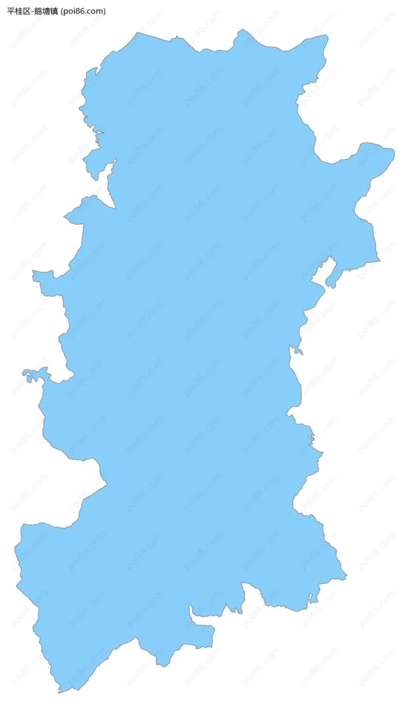 鹅塘镇边界地图