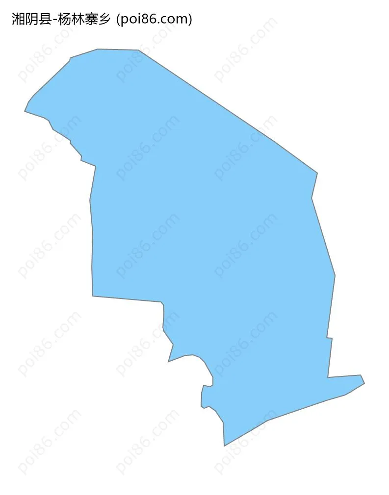 杨林寨乡边界地图