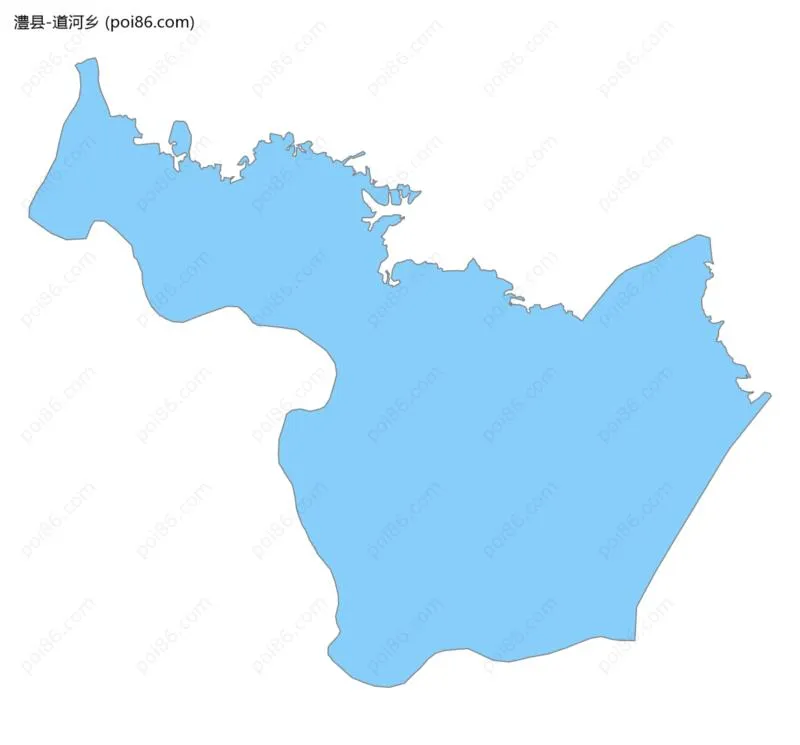 道河乡边界地图
