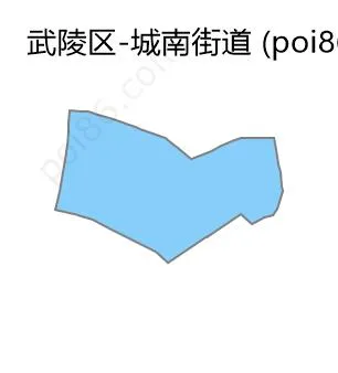 城南街道边界地图
