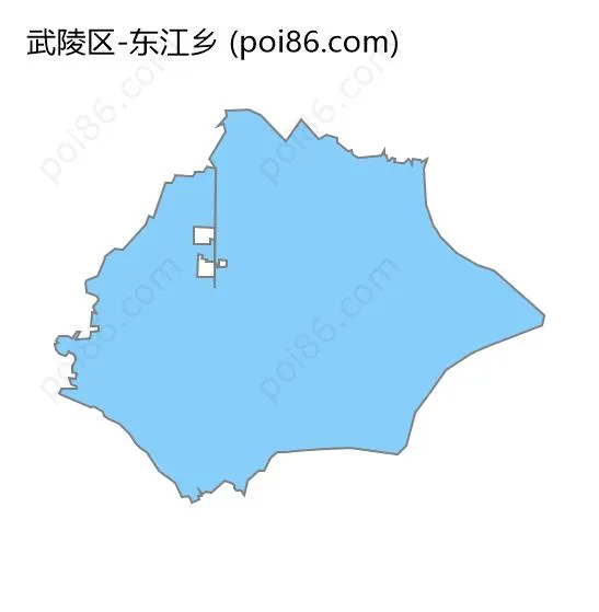 东江乡边界地图