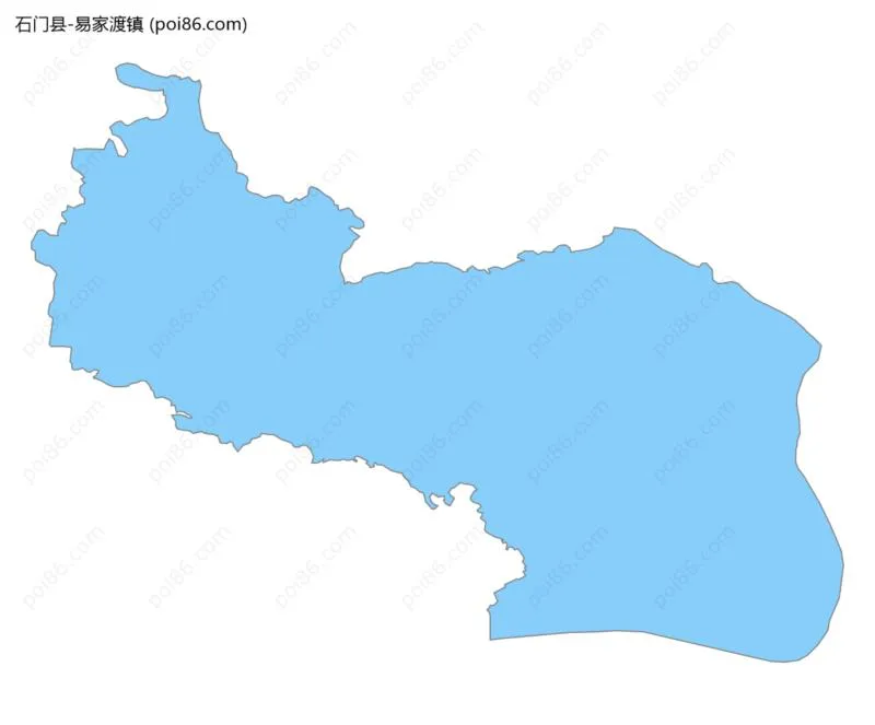 易家渡镇边界地图