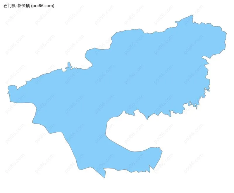 新关镇边界地图