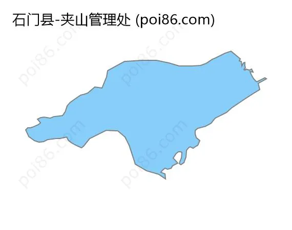 夹山管理处边界地图