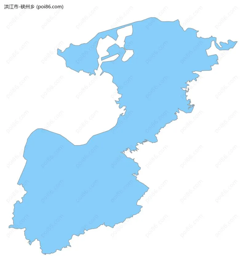 硖州乡边界地图