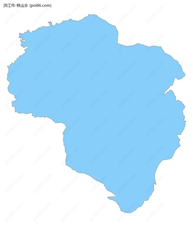 铁山乡边界地图