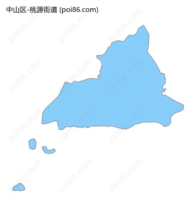 桃源街道边界地图