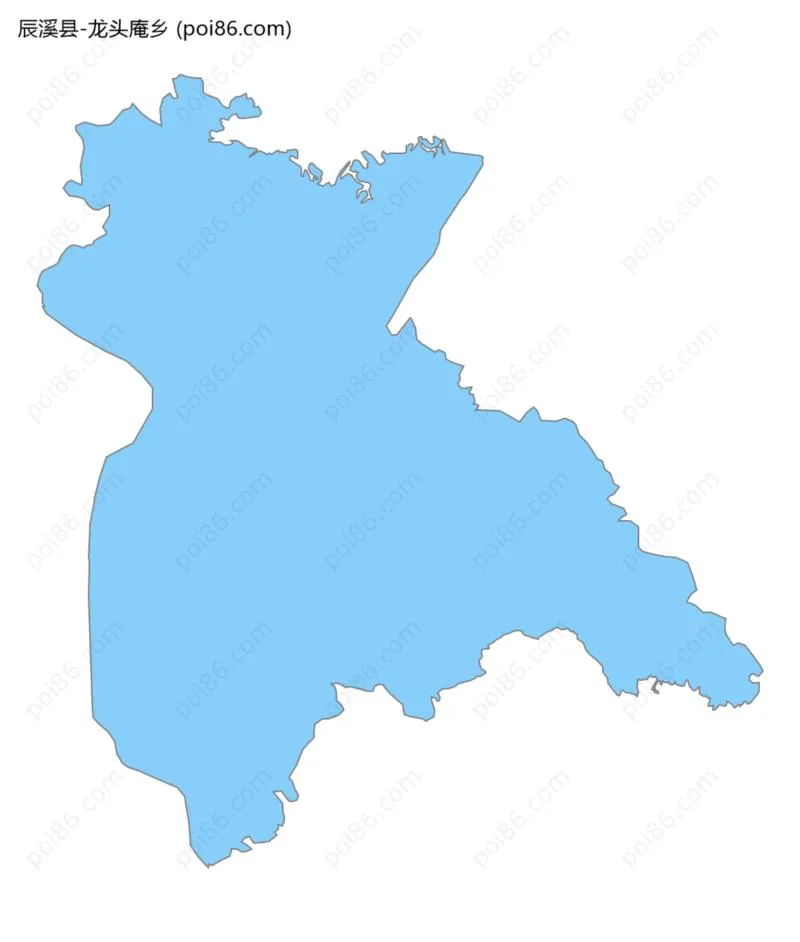 龙头庵乡边界地图