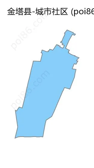 城市社区边界地图