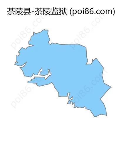 茶陵监狱边界地图