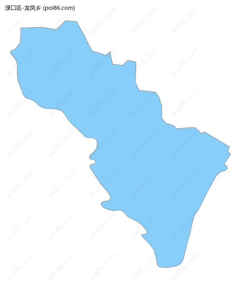 龙凤乡边界地图