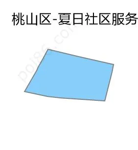 夏日社区服务站边界地图