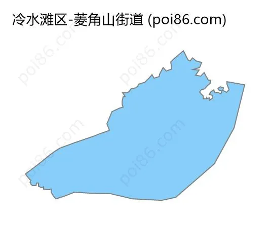 菱角山街道边界地图