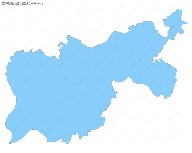 沱江镇边界地图