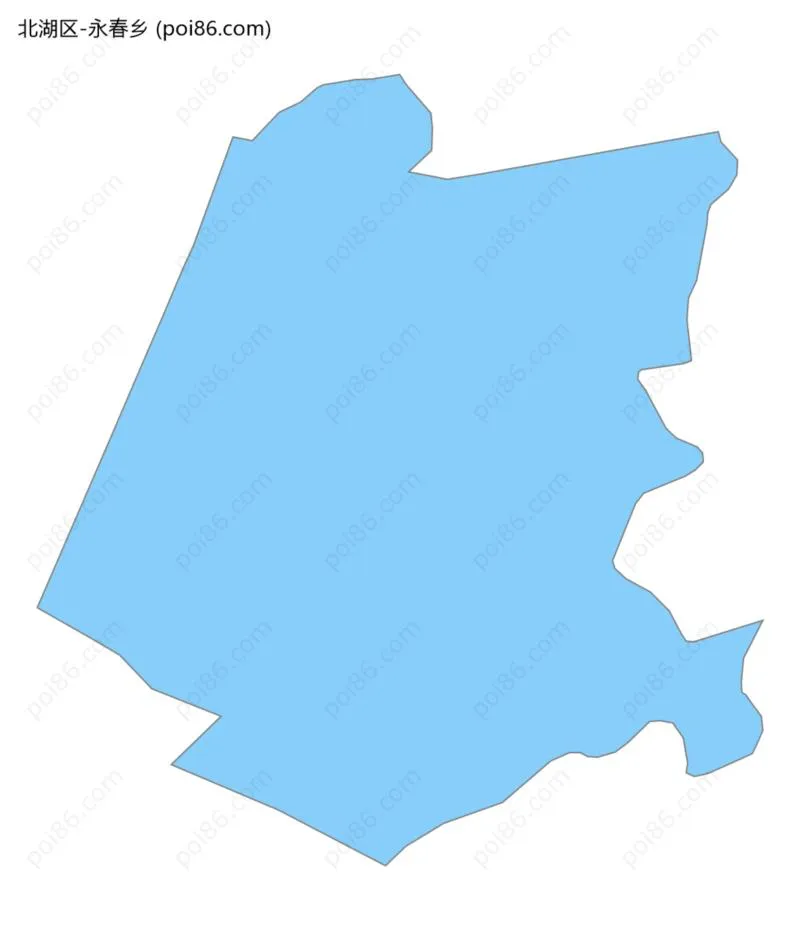 永春乡边界地图