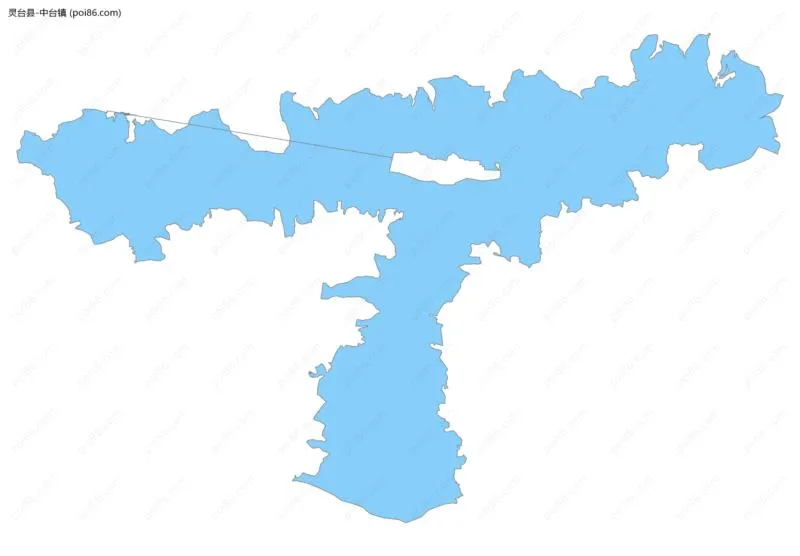 中台镇边界地图