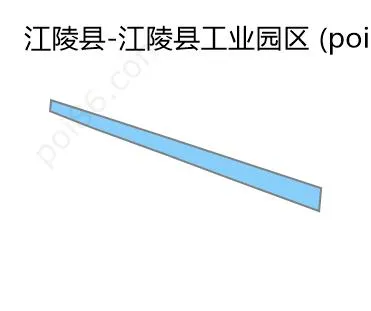 江陵县工业园区边界地图