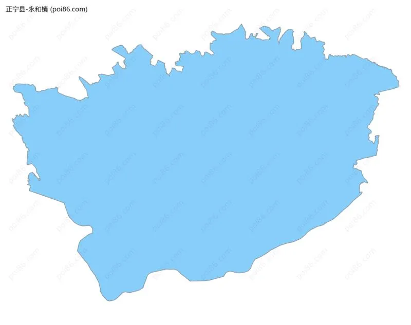 永和镇边界地图